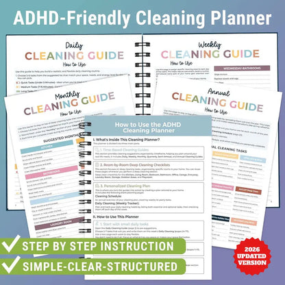 Tereno™ ADHD Cleaning Planner