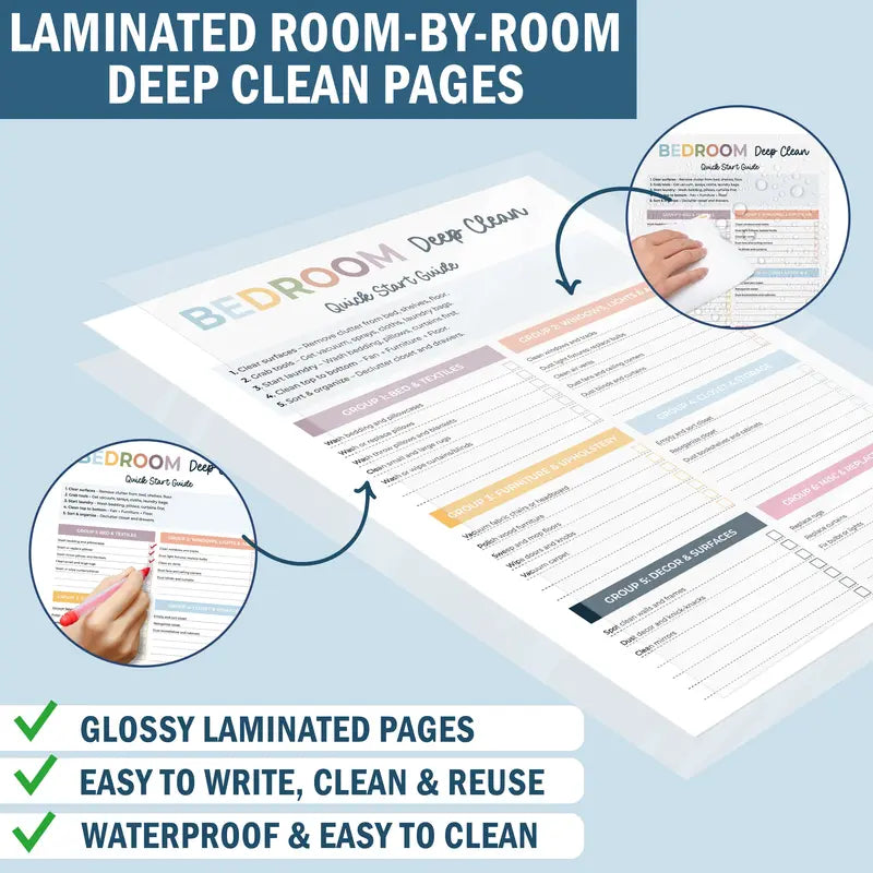 Tereno™ ADHD Cleaning Planner