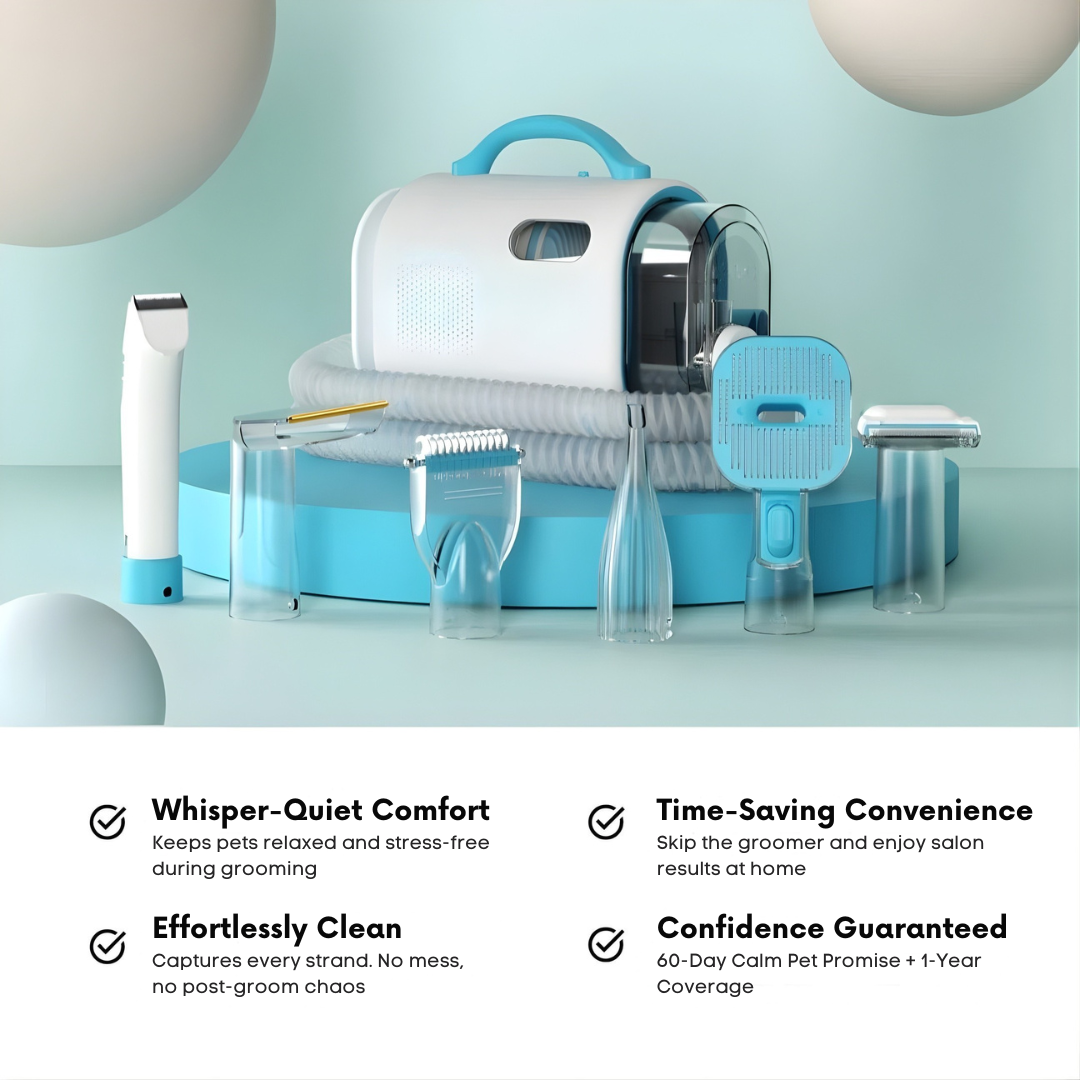 SilentGroom™ Vacuum System
