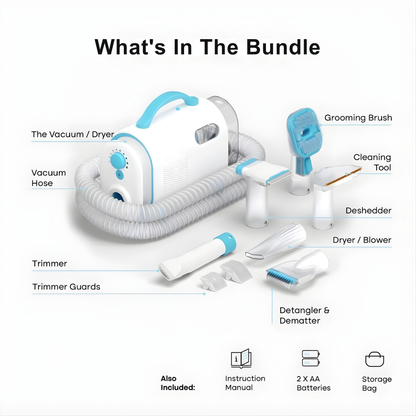 SilentGroom™ Vacuum System